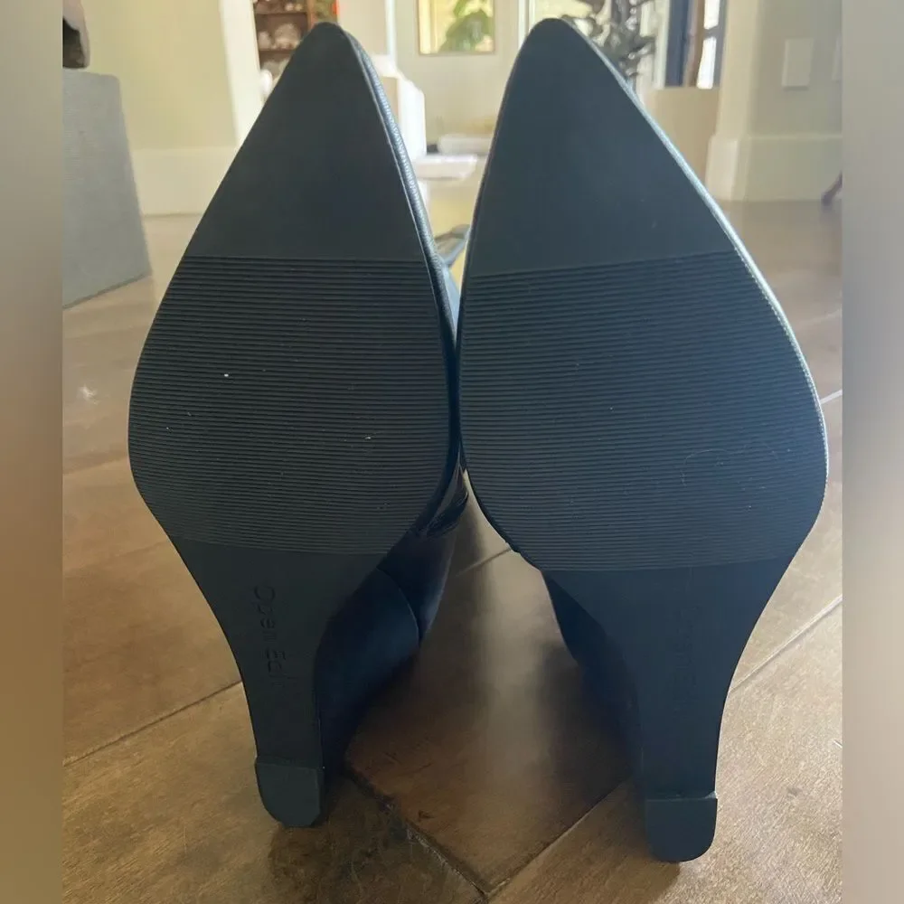 Open Edit Kami Pointed Toe Over the Knee Boot Black, 8